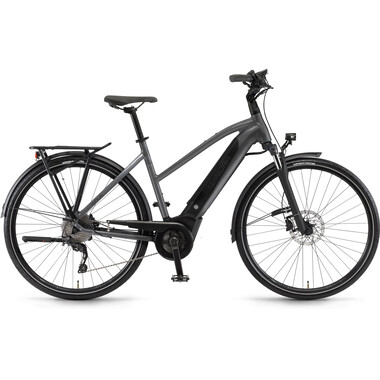 Bicicleta de paseo eléctrica WINORA SINUS i9 TRAPEZ Gris 2020 0